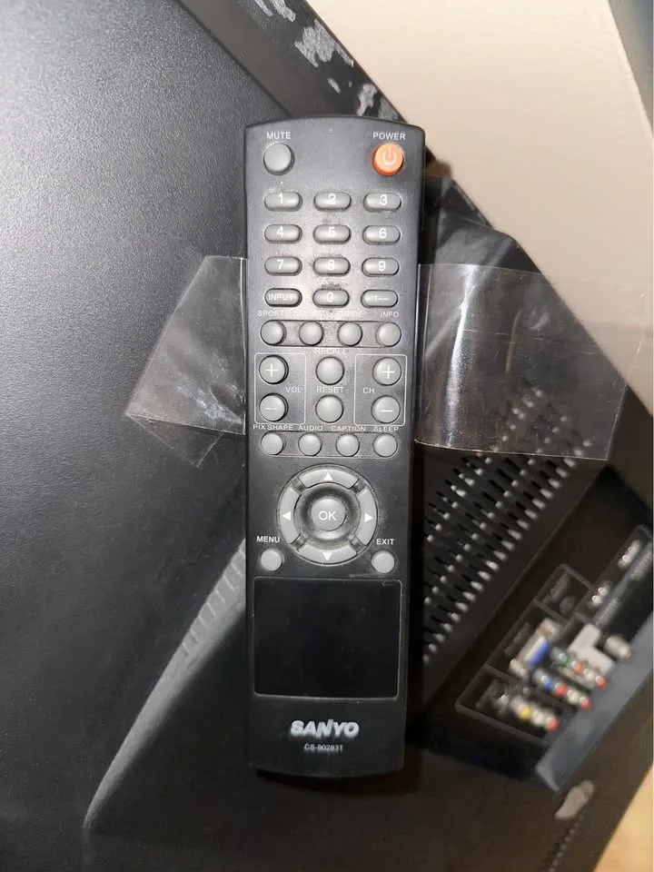 Sanyo 42” Television (TV) with Remote and Stand! image indicator(6)