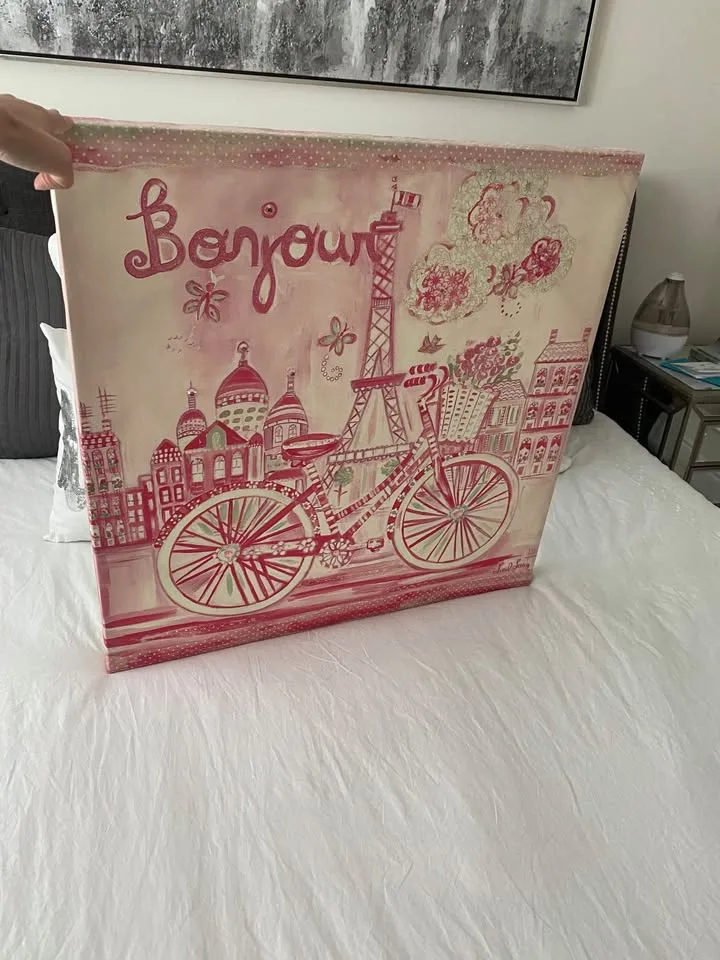 Paris Painting for girls room image indicator(2)