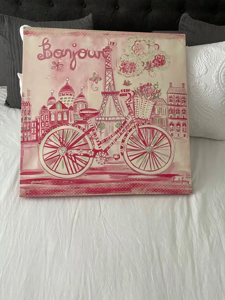Paris Painting for girls room image indicator(3)