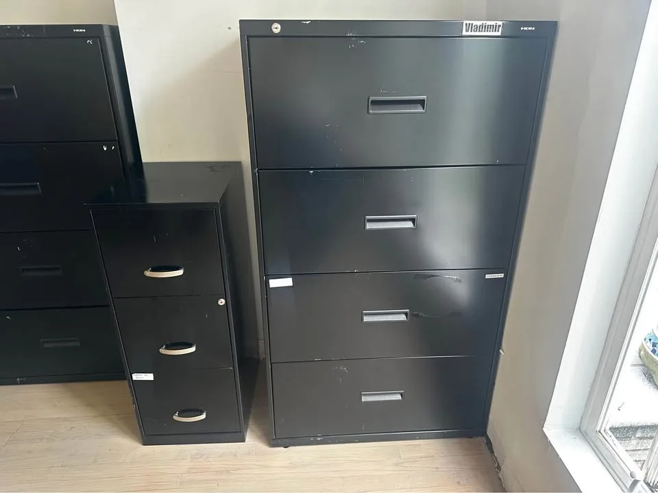 Large Black Aluminum file cabinet image indicator(2)