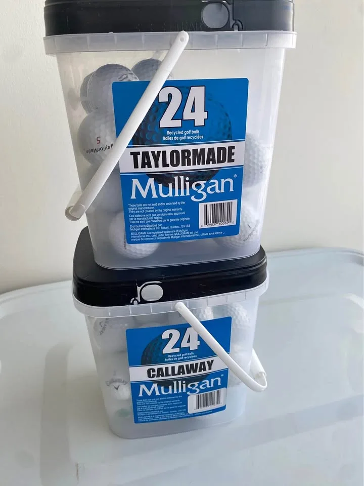 Callaway&Taylormade 48 recycled golf balls