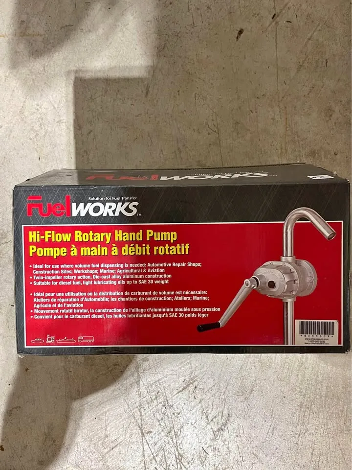 Fuelworks High Flow Rotary Hand Pump NEW thumbnail