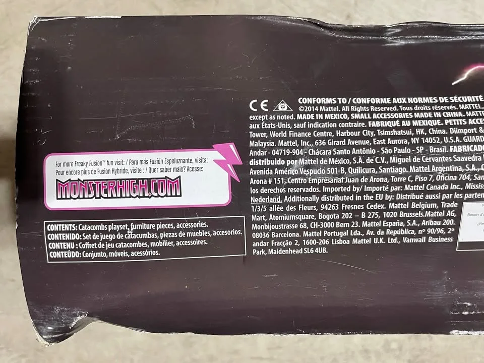 Monster High Freaky Fusion Catacombs Playset - New Sealed image indicator(3)