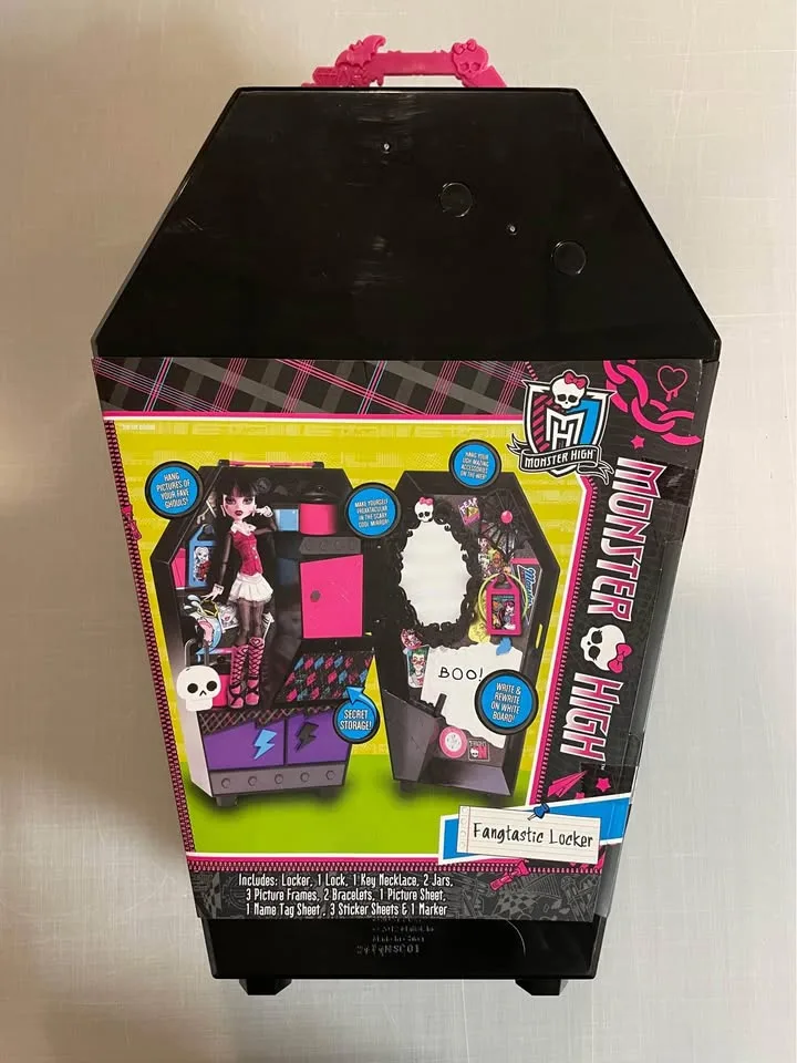 Monster High Frankie Stein Fangtastic Locker 2012 NIB image indicator(2)