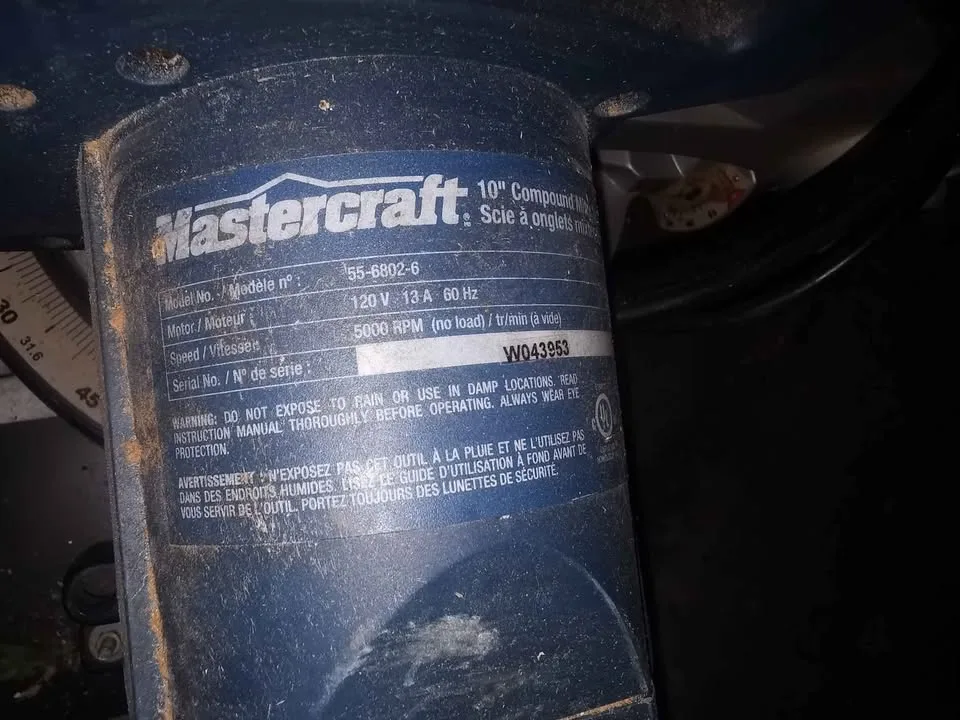 Mastercraft 10" Compound Mitre Saw image indicator(6)