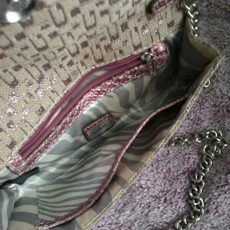 Guess Pink and Magenta Clutch Bag image indicator(3)