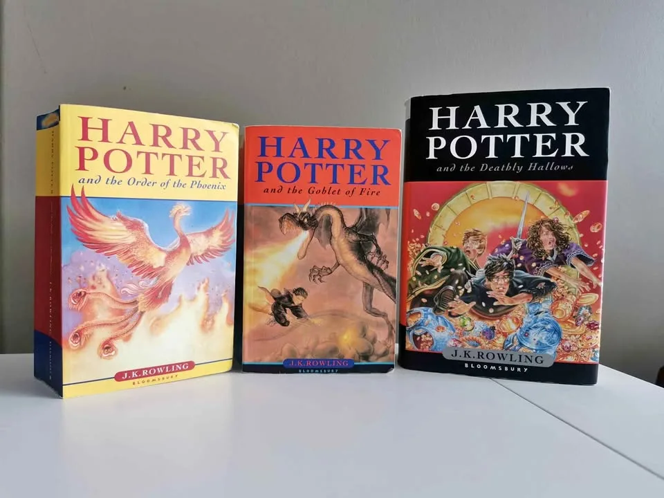 3 Harry Potter Books thumbnail