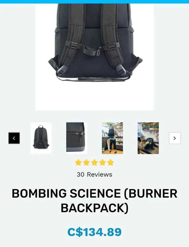 Artist Bombing Science (Burner Backpack) image indicator(6)