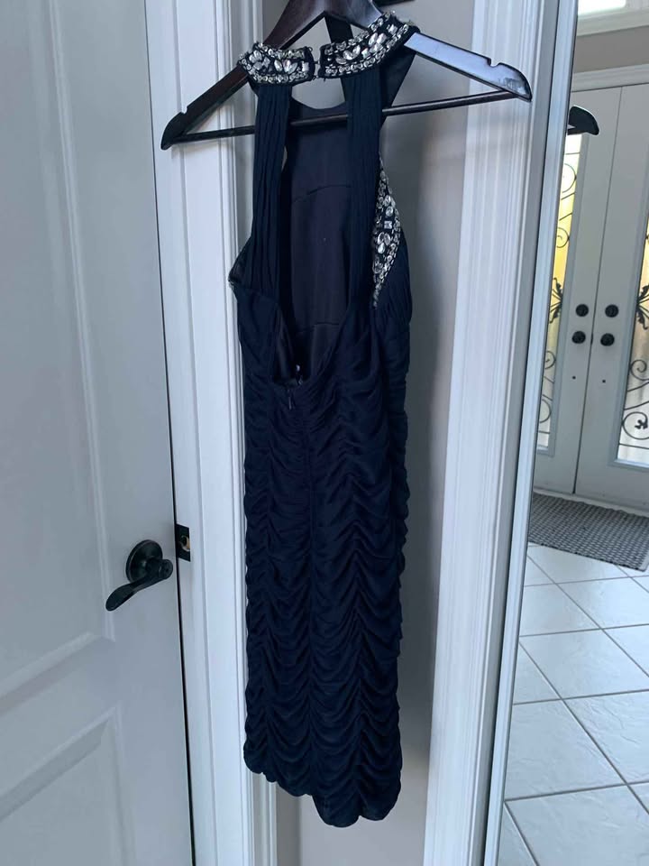 Navy Blue Melanie Lynn Dress Size Small - photo 2