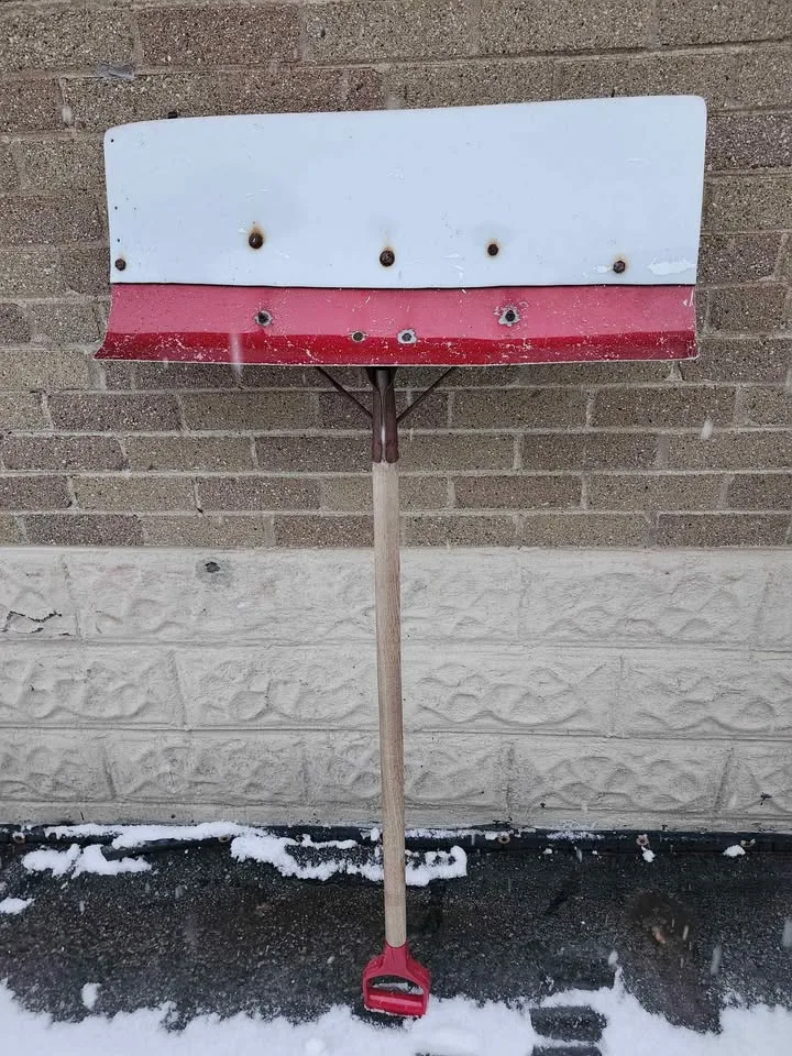 2 heavy-duty snow pusher shovels $20 each 🥕 image indicator(2)
