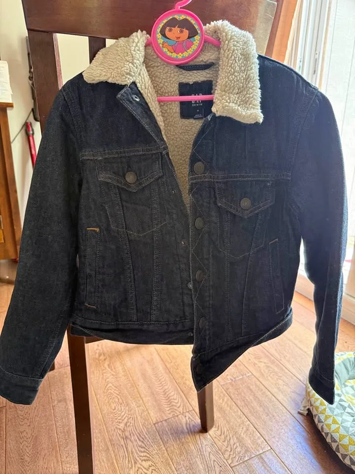 Fleece-lined denim jacket from Gap