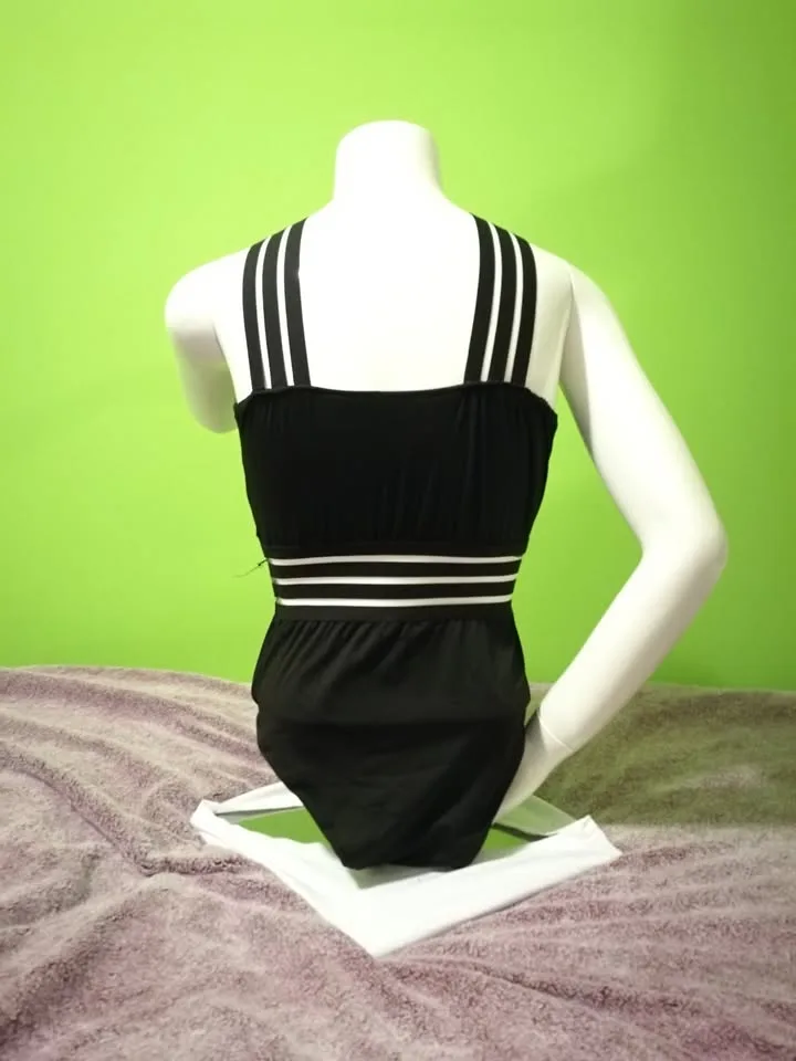NWOT Size S One Piece Illusion Swimsuit image indicator(5)