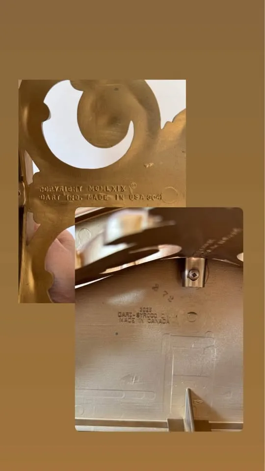 Vintage Syroco Wall Shelf - Gold Ornate Regency Decor ✨ image indicator(7)