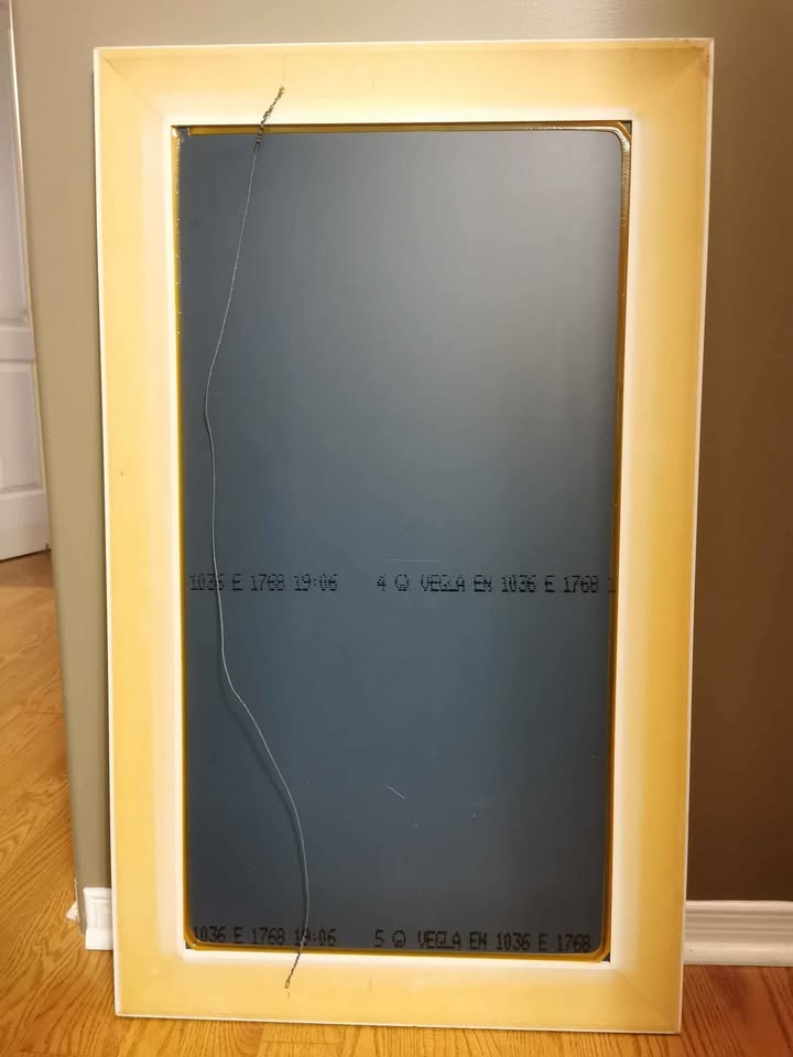 Cream Framed Accent Vanity Mirror - photo 2
