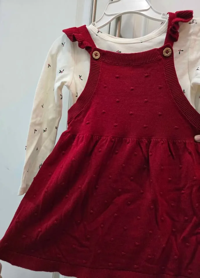 *New* 2t 2pcs cozy outfit with onsie image indicator(2)