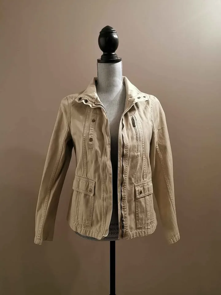 Light Khaki Women's Jacket Size S image indicator(2)