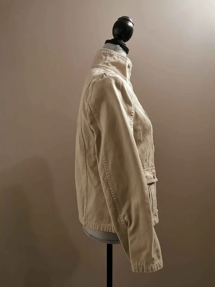Light Khaki Women's Jacket Size S image indicator(4)