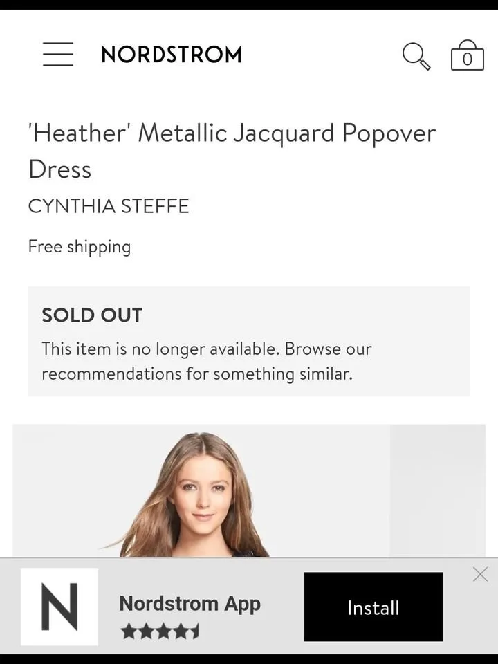 Size 4 Xmas New Year's Dress image indicator(4)