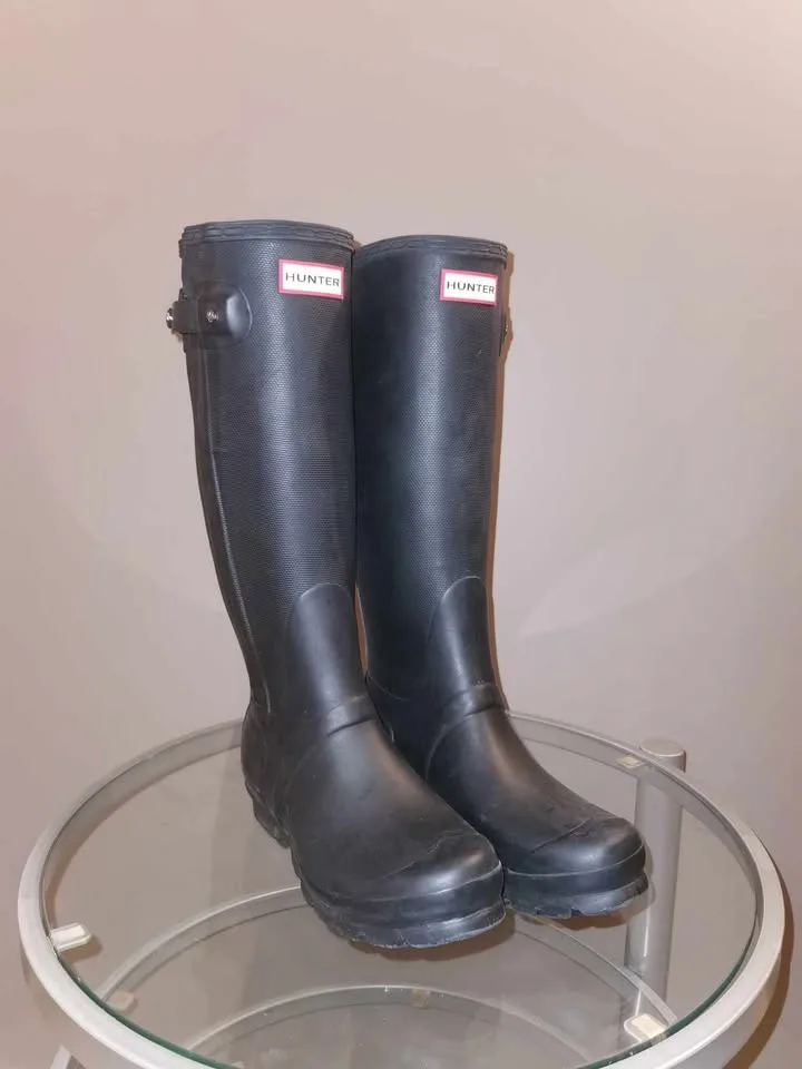 Hunter Rainboots WITH ZIPPER! US 7 EU 38 UK 5 image indicator(2)