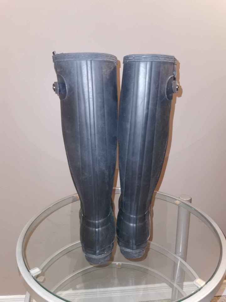 Hunter Rainboots WITH ZIPPER! US 7 EU 38 UK 5 - photo 4