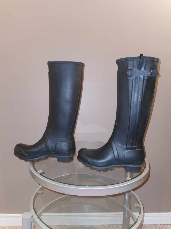 Hunter Rainboots WITH ZIPPER! US 7 EU 38 UK 5 - photo 5