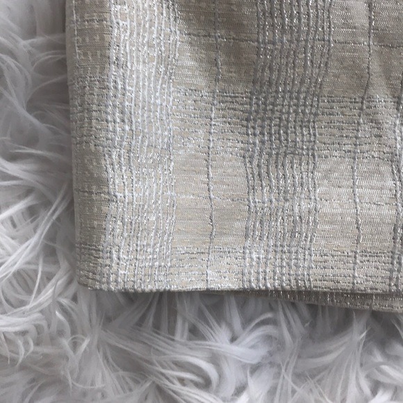 Club Monaco Beige Metallic Miniskirt 00 - photo 3