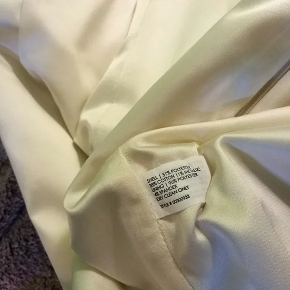 Club Monaco Beige Metallic Miniskirt 00 image indicator(6)