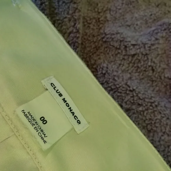 Club Monaco Beige Metallic Miniskirt 00 image indicator(7)