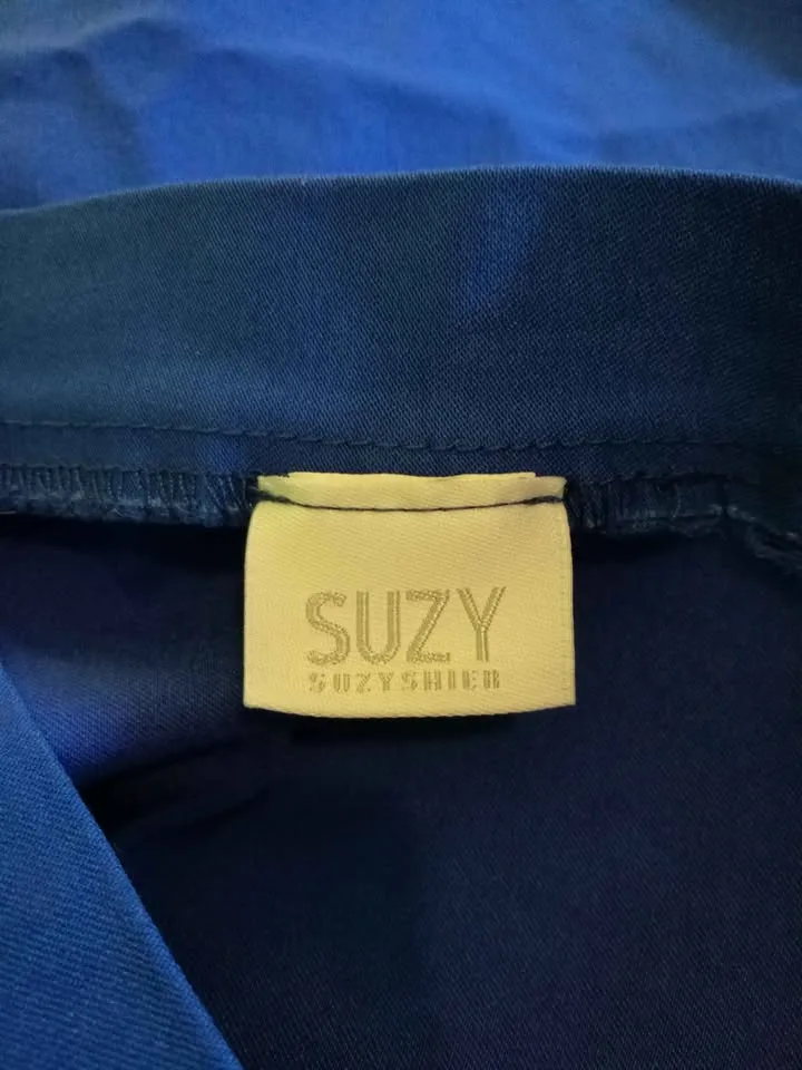 Suzy Shier Pencil Skirt XS fits XXS Royal Blue image indicator(3)