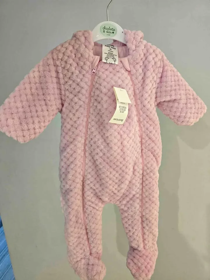 *New*Baby 3_6M winter snow overall/Romper/jacket/onsie