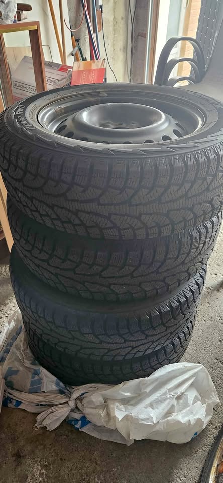P225/65R17 Hankook Winter Tires on Steel Rims - Set of 4