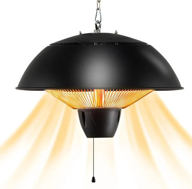 Hanging Patio Heater 1500W Ceiling Mounted Infrared IPX4 thumbnail