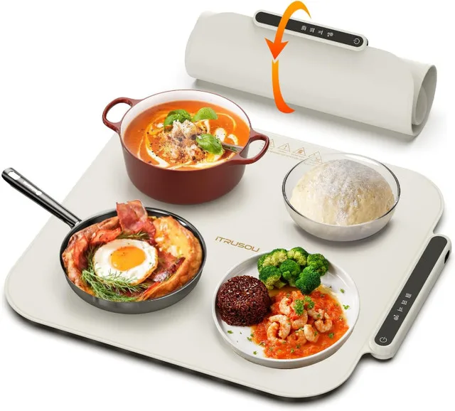 Electric Food Warming Tray w/ 3 Temps thumbnail