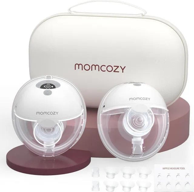 NEW Momcozy 2-pack Hands Free Wearable Breast Pumps fits 4 sizes thumbnail