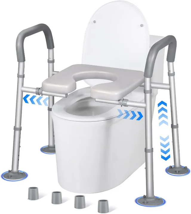Width & Height Adjustable Toilet Seat / Shower Chair thumbnail
