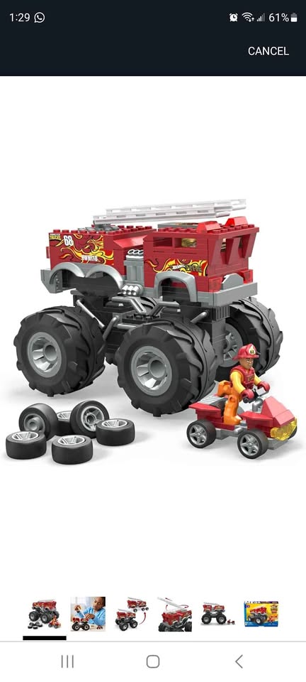 MEGA Hotwheels Monster Truck (Mega Bloks)