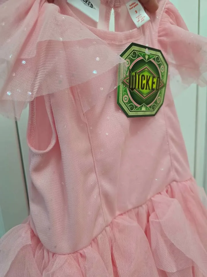 *New* pink wicked baby puffy dress size 3t image indicator(5)