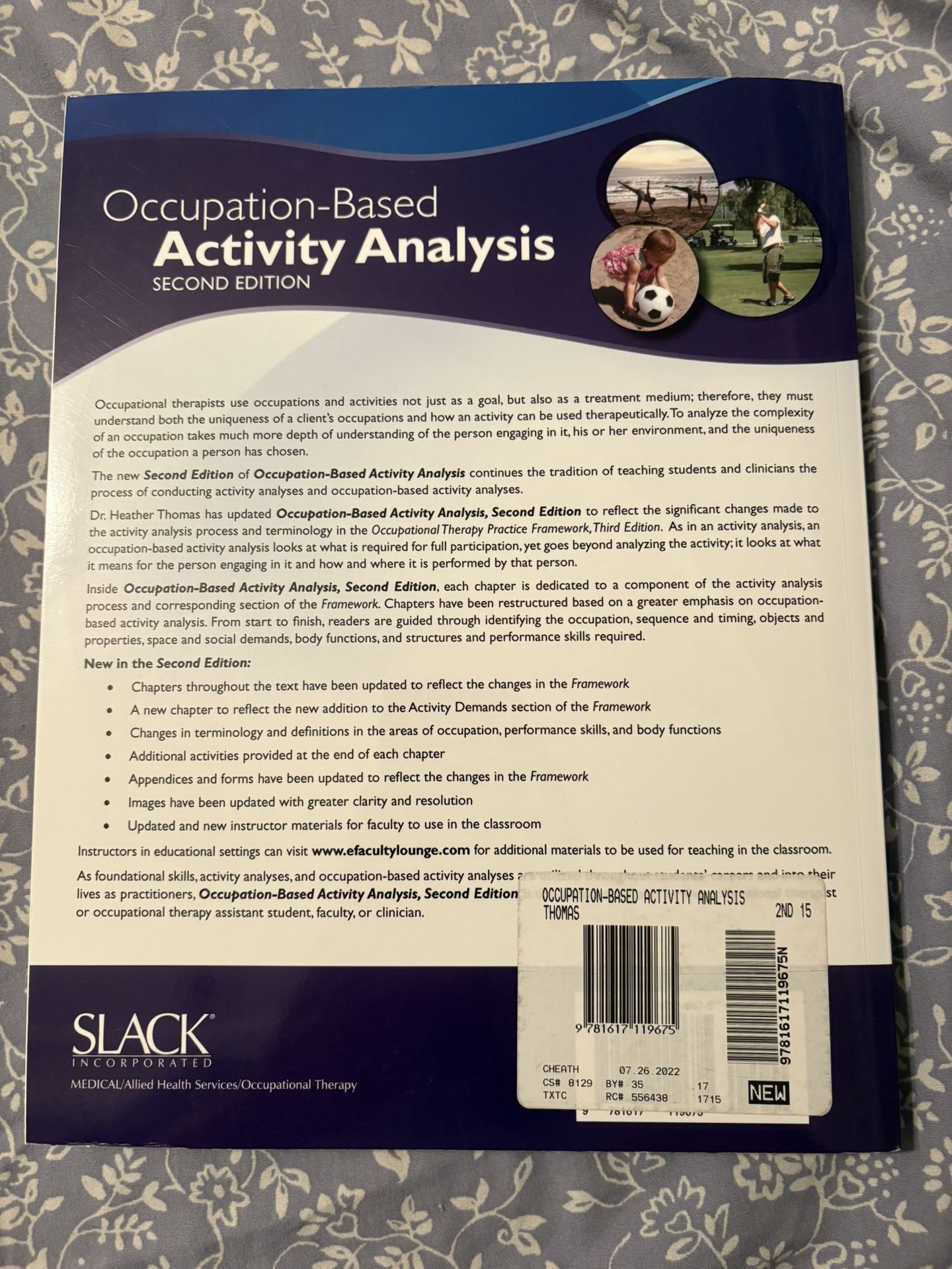 Occupation Based Activity Analysis 2nd edition - photo 2
