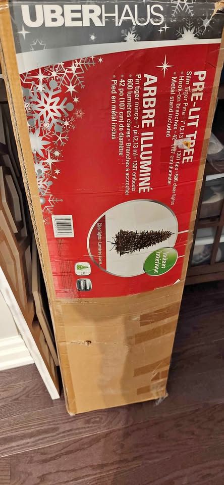 Artificial Christmas Tree (not pre lit)
