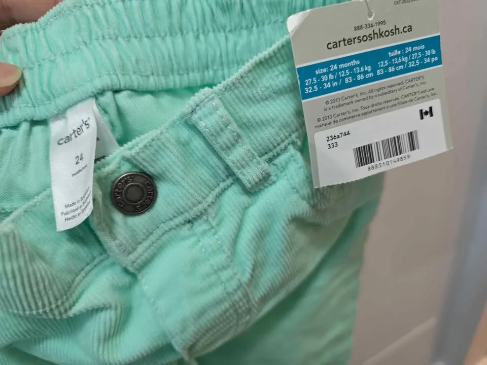 BNWT Carters Oshkosh baby pants bought for $24 image indicator(3)