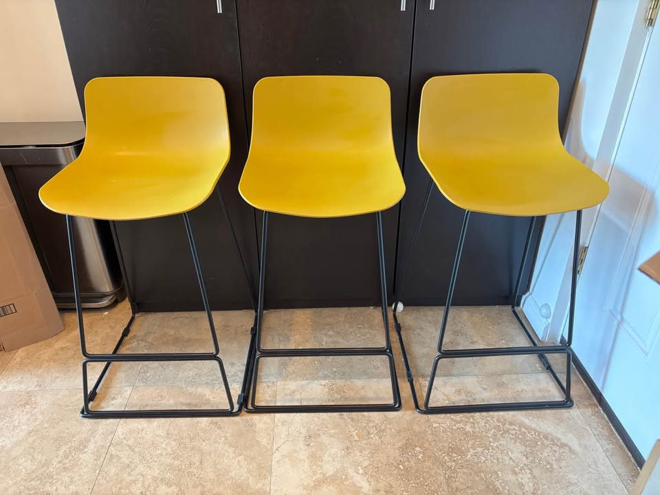 Article Anco Stools, Mustard Yellow (Set of 3) - photo 2