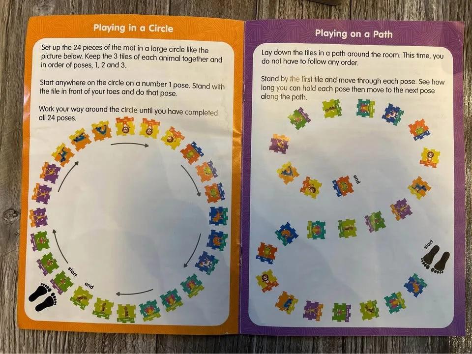 Kid’s Yoga Book and Activity Mat Lot image indicator(3)