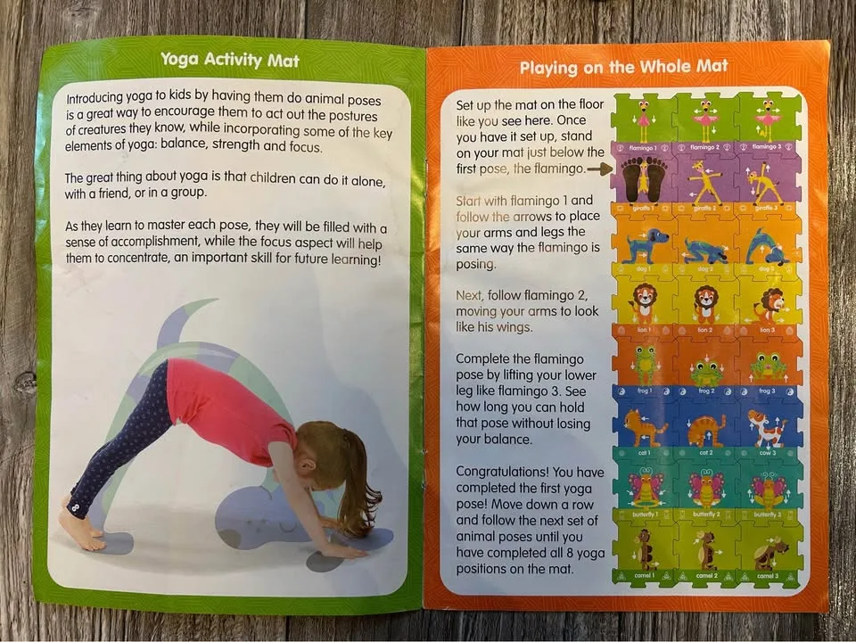 Kid’s Yoga Book and Activity Mat Lot image indicator(4)