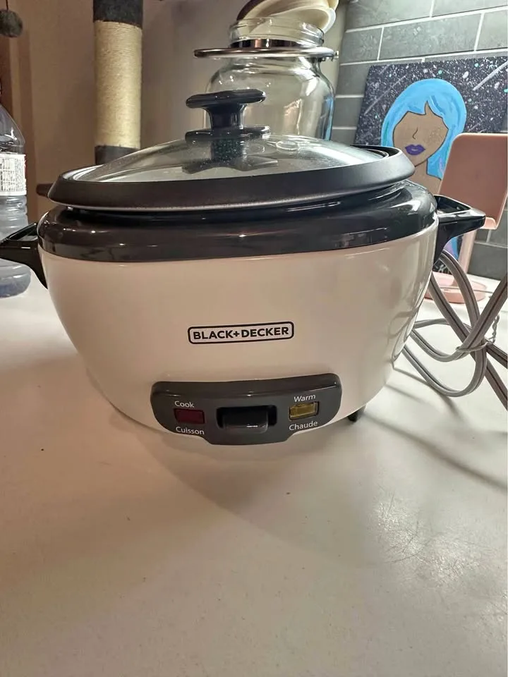 Black+Decker 6-Cup Rice Cooker & Food Steamer thumbnail