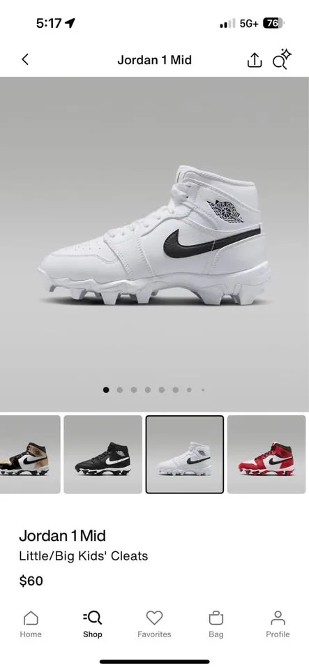 Jordan Boy Cleats 4.5 image indicator(4)