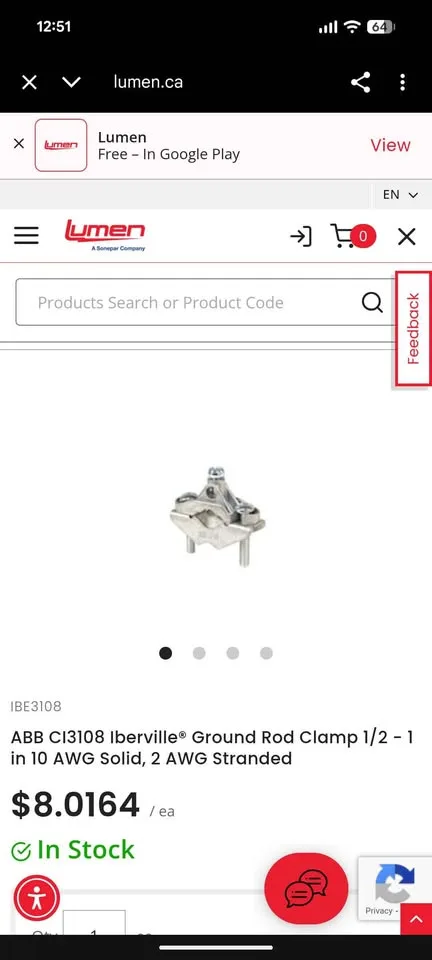 A lot of Ground Rod Clamps 1/2 - 1 never used ( multiple qty) image indicator(3)