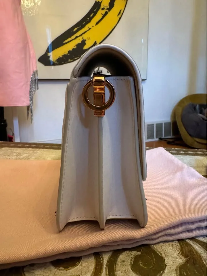 BN Stuart Weitzman White leather bag image indicator(3)