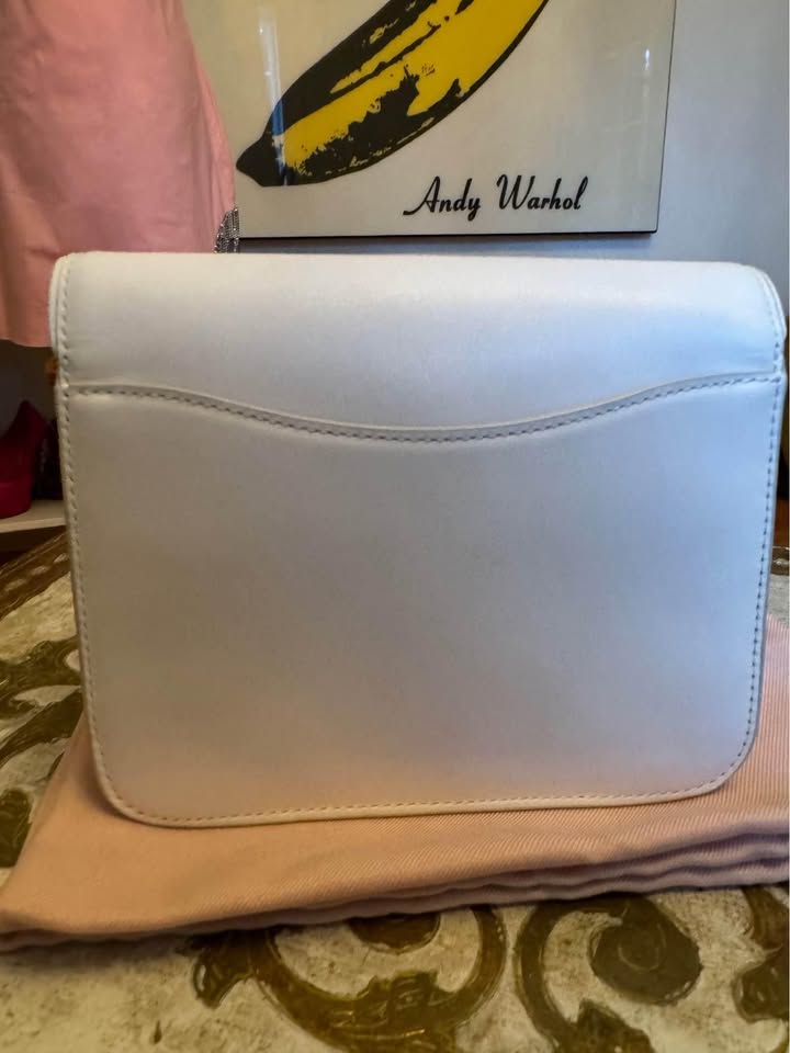 BN Stuart Weitzman White leather bag - photo 4