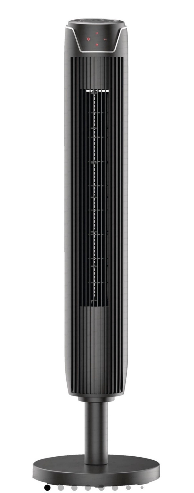 NOMA Oscillating Tower Fan, 3-Speed, Black, 42-in, with Remote
