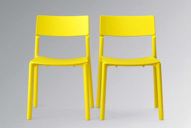 2 JANINGE Yellow Chairs